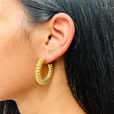 Large Spring Hoops