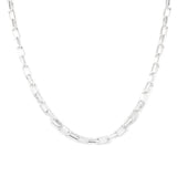 4mm Silver Paperclip Chain