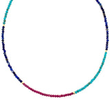 Mira Gem Beaded Choker