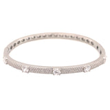 Dazzling CZ Bangle Bracelet