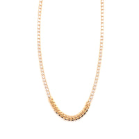 Sofie Diamond Tennis Curb Necklace