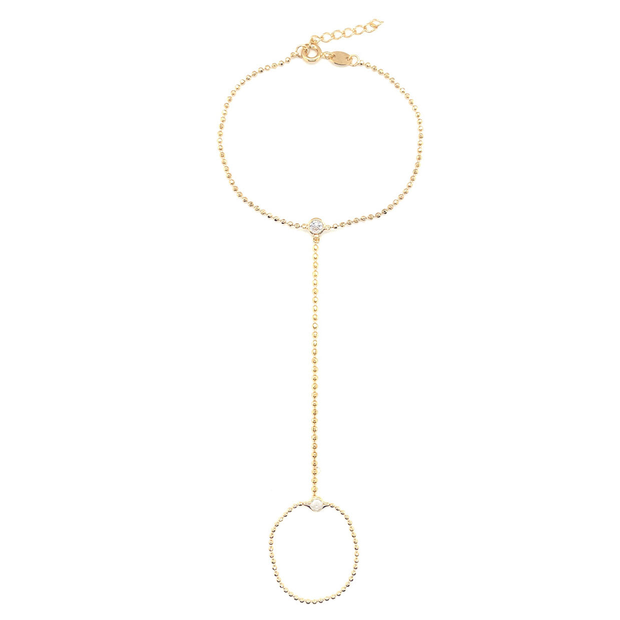 Celi CZ Ball Hand Chain