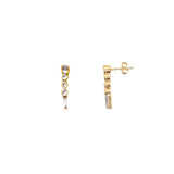 Fern CZ Drop Earrings