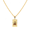 Bea Block Initial Necklace