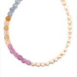 Gianna Gemstone Pearl Necklace