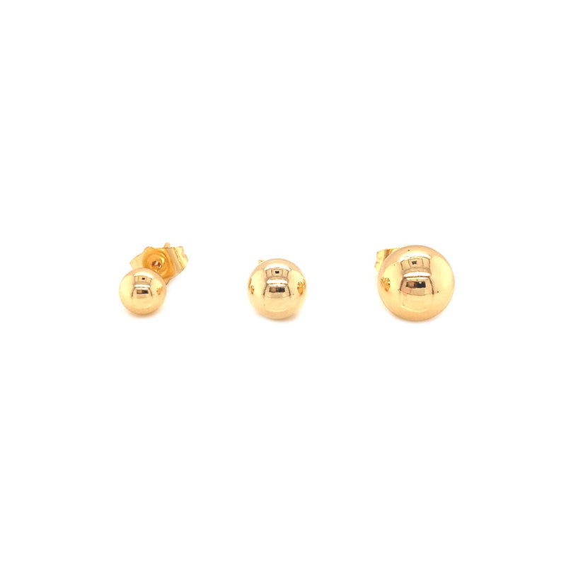 Ali Gold Stud Earrings