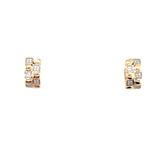 Cara CZ Hoop Earrings