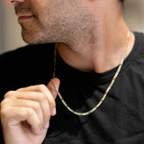 3.5mm Flat Figaro Chain