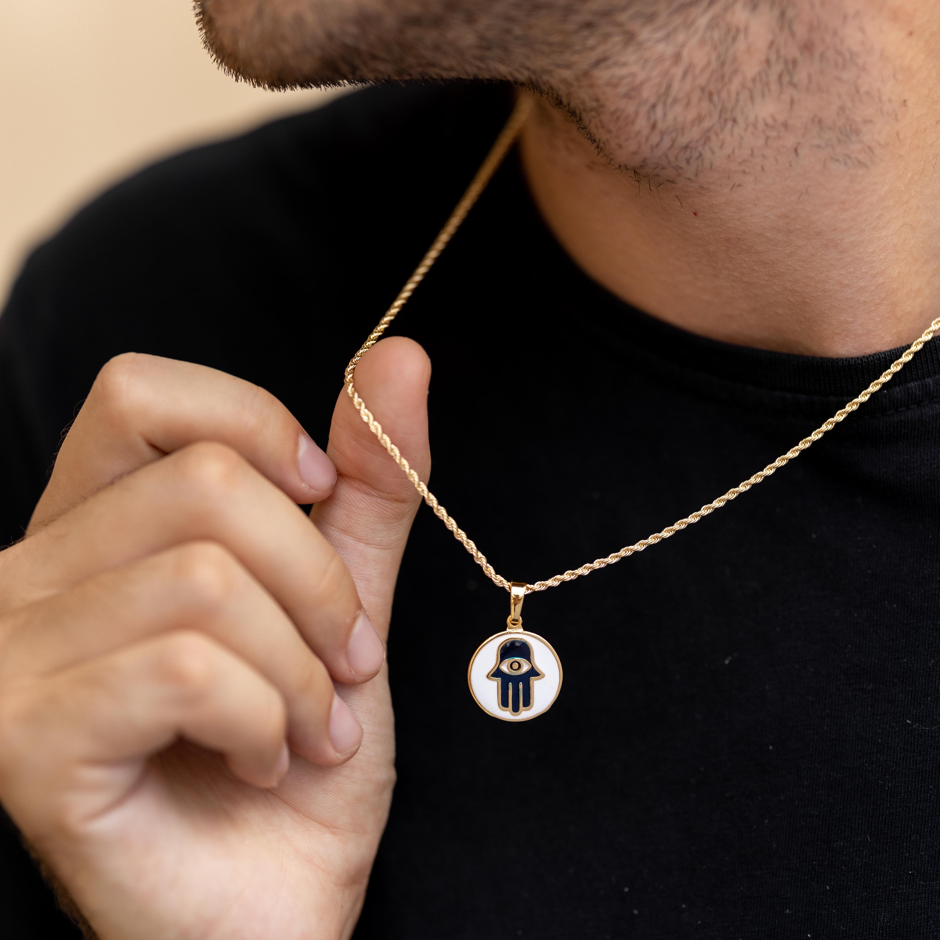 Hamsa Pendant Necklace