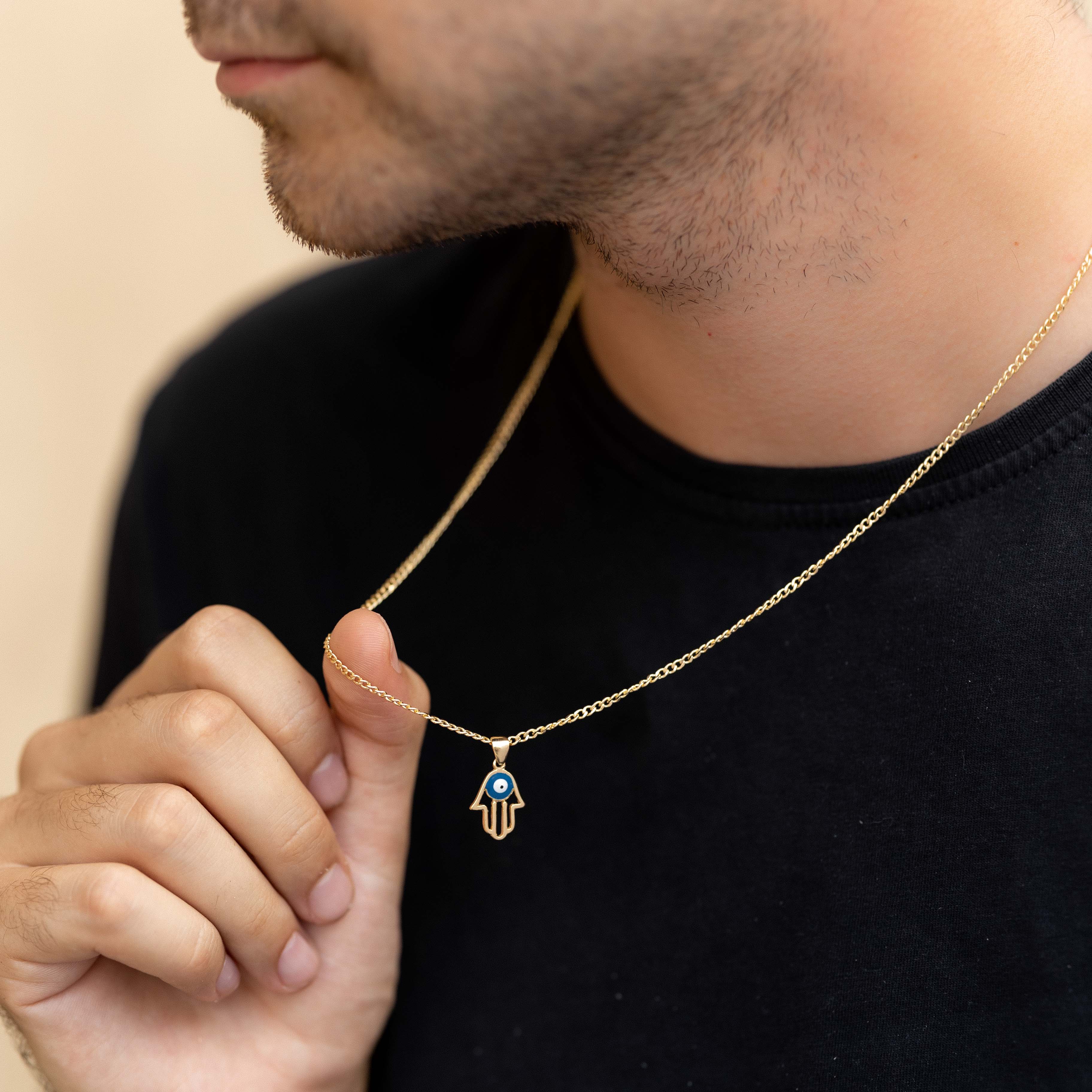 Hamsa Charm Necklace