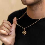 Compass Outline Necklace