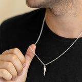 Silver Pepper Necklace