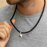 Yin Yang Beaded Necklace