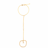 Lyra Initial Hand Chain
