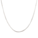 2mm Silver Curb Chain