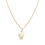 Jack Basketball Necklace