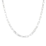 4mm Silver Paperclip Chain