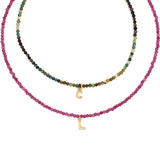 Gracie Gemstone Initial Choker