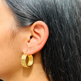 Triple Layered Hoops