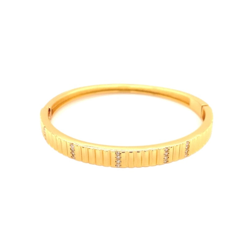 Fiona Fluted Bangle Bracelet