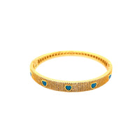 Hilda Heart Bangle Bracelet