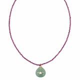 Senya Ruby x Aventurine Necklace