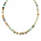 Aven Amazonite x Crystal Necklace