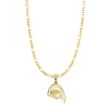 Austin Hockey Helmet Necklace