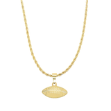 Blake Football Necklace