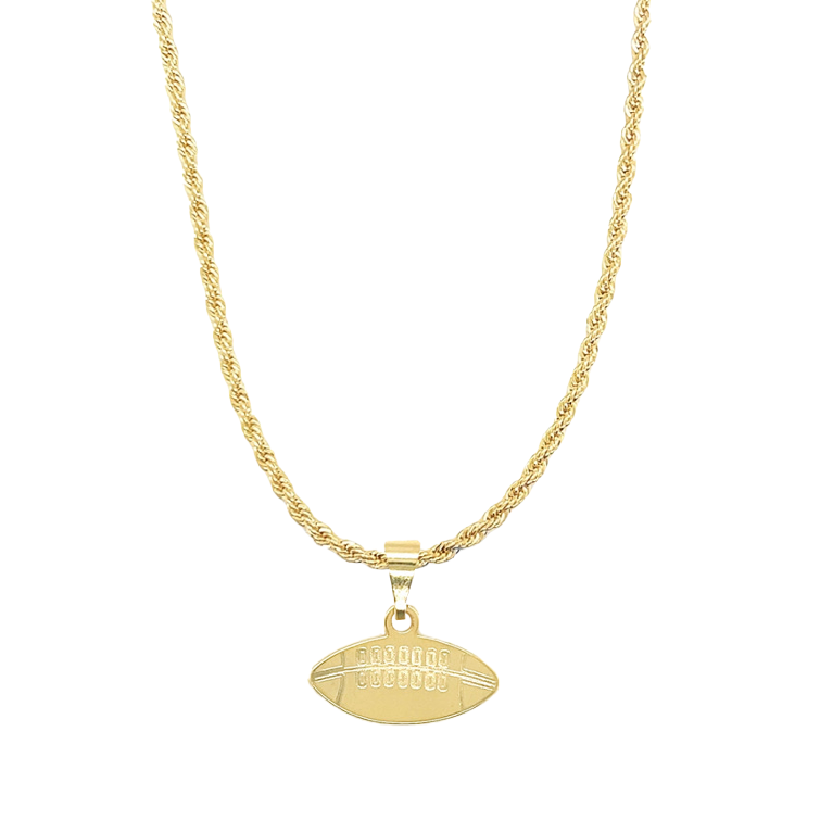 Blake Football Necklace