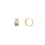 Cara CZ Hoop Earrings