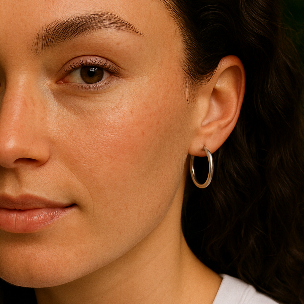 Silver Everyday Hoops