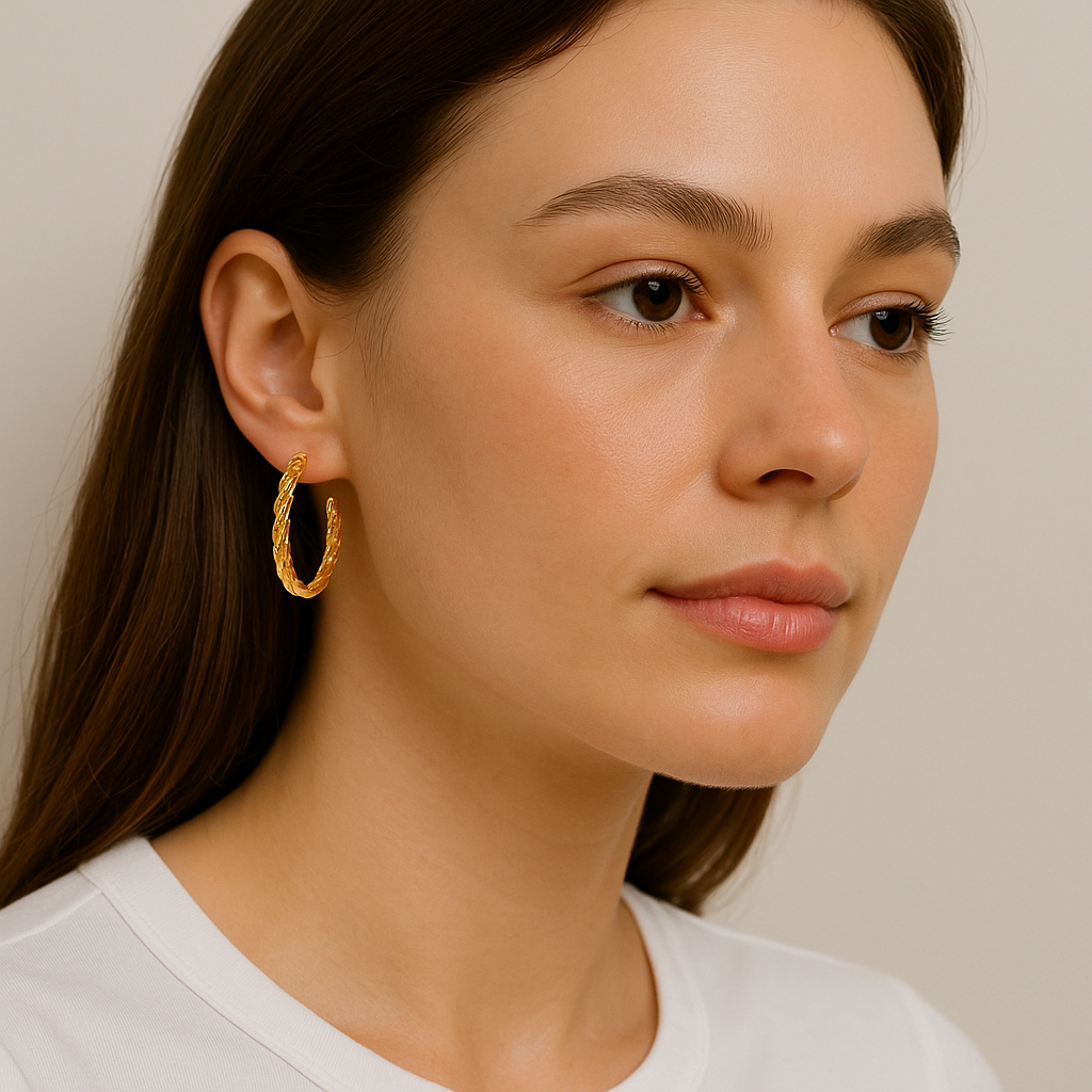 Kiley Braided Rope Hoops
