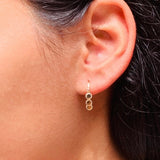 Gala Dangling Discs Earrings