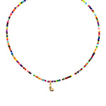 Eliora Bubble Initial Necklace