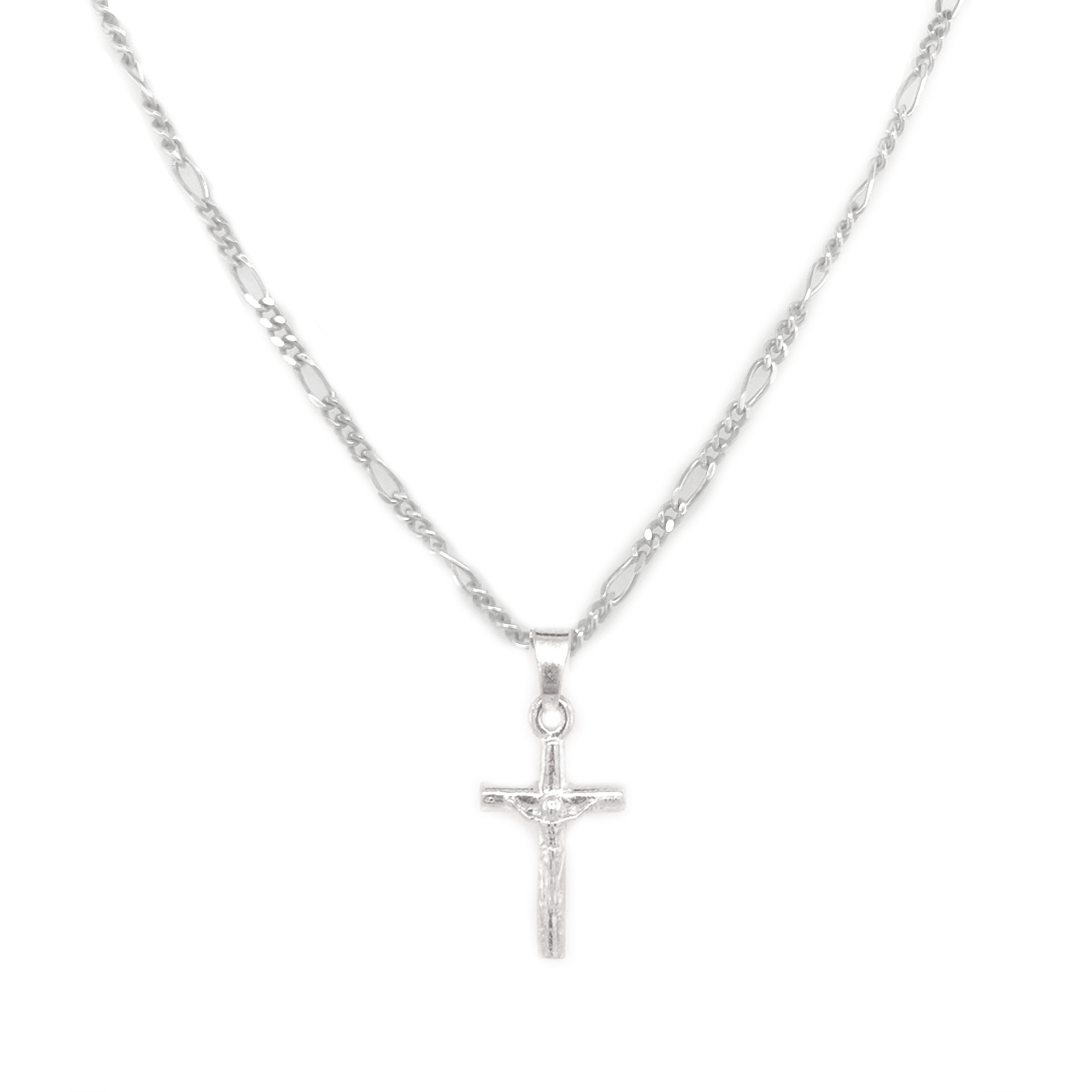Silver Mini Cross Necklace