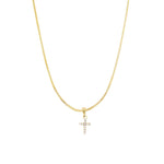 Greta CZ Cross Necklace