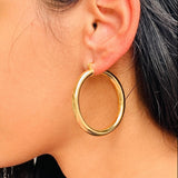 Nia Large Gold Hoops