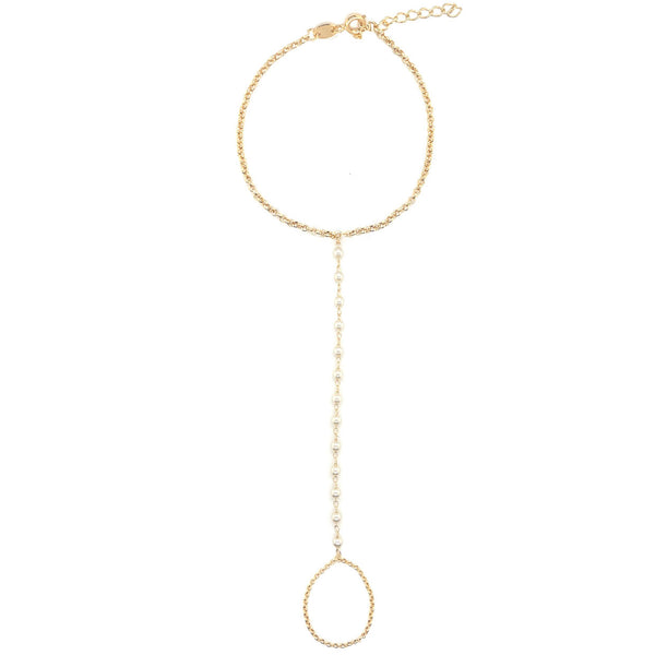 Hana Pearl Hand Chain | Minimalist & Versatile – MaLi Beads