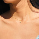 Kira Bubble Initial Necklace