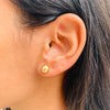 Ali Gold Stud Earrings