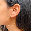 Large Wire Wrapped Hoops