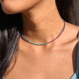 Mira Gem Beaded Choker