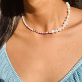 Nyra Heishi Pearl Necklace