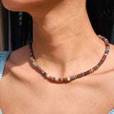 Veira Tourmaline x Pave Necklace
