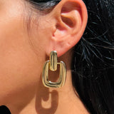 Bella Large Square Earrings