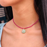Senya Ruby x Aventurine Necklace