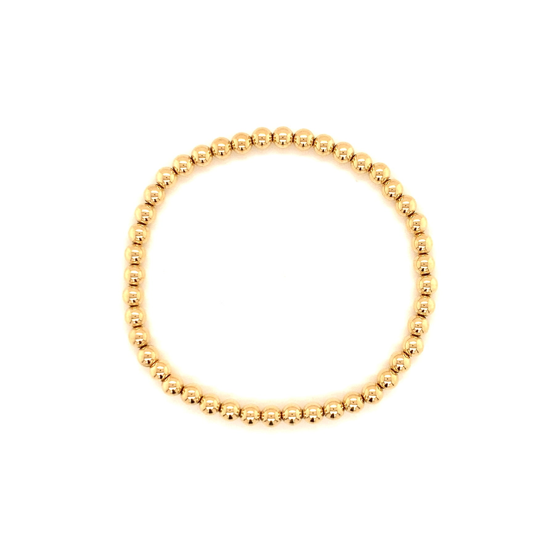Gold Filled x 925 Beaded Bracelet