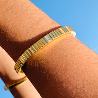 Fiona Fluted Bangle Bracelet