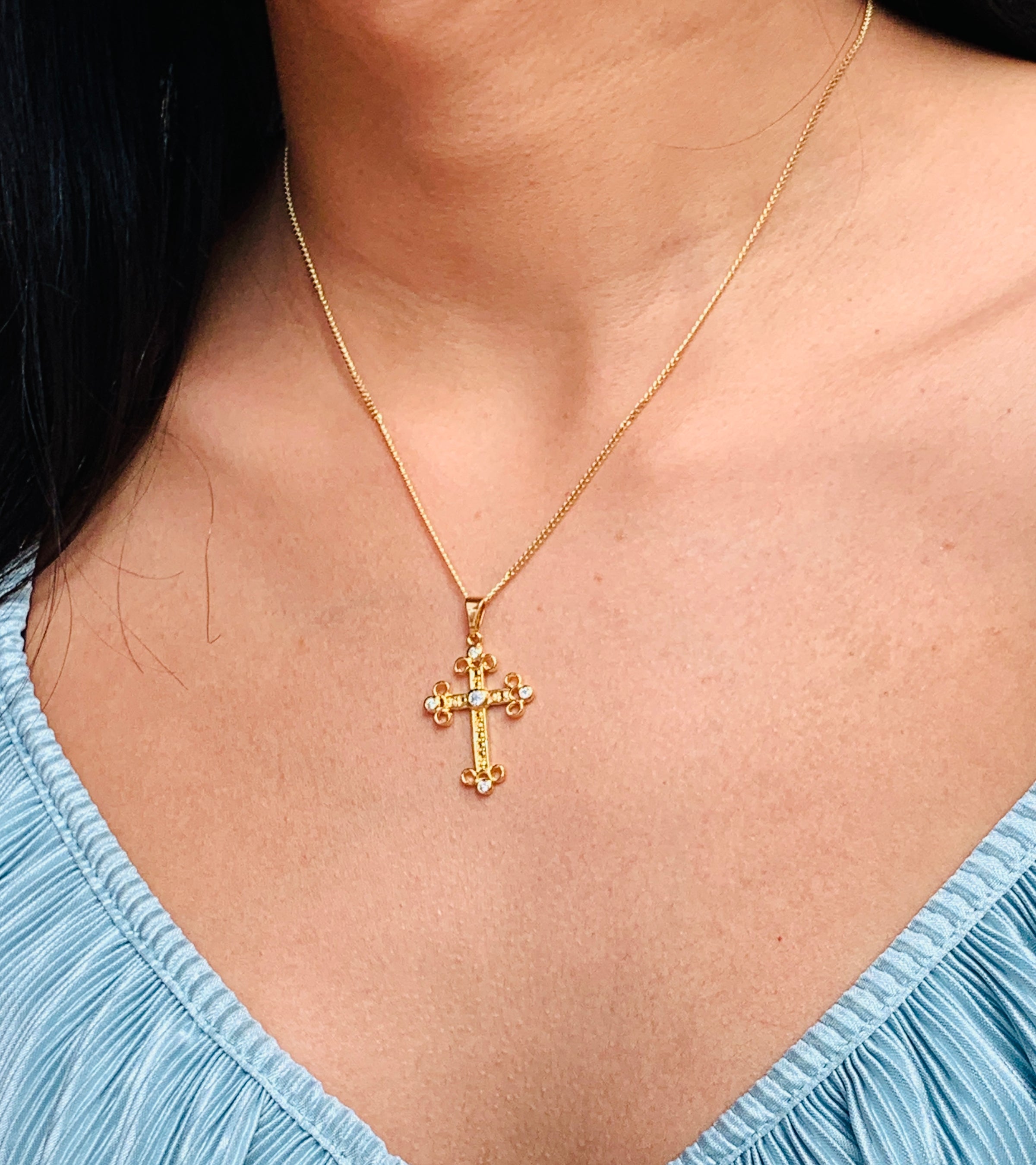 Chloe Cross Necklace